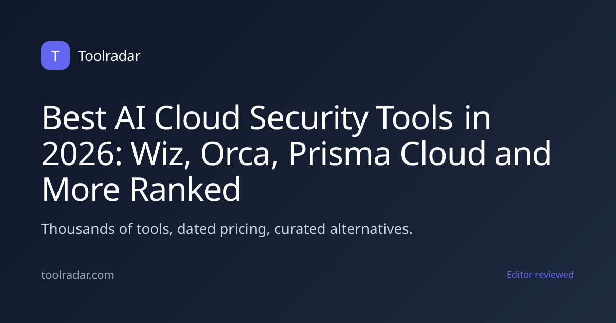 Best AI Cloud Security Tools in 2026: Wiz, Orca, Prisma Cloud and More ...