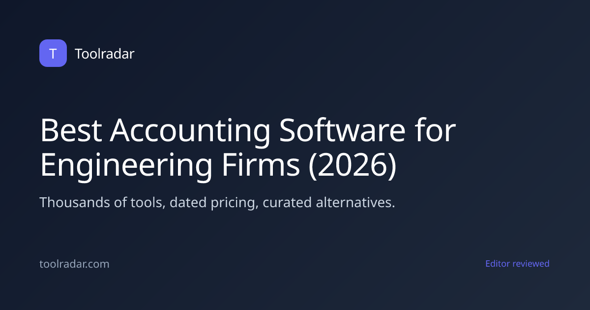 Best Accounting Software for Engineering Firms (2026)