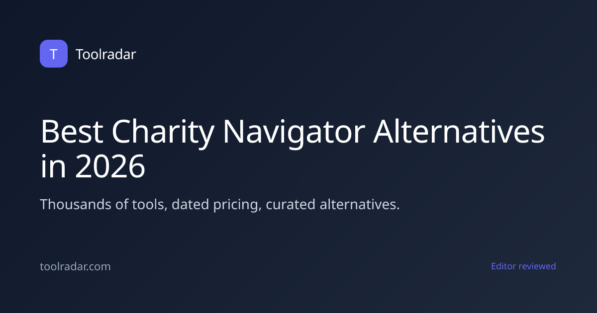 Best Charity Navigator Alternatives in 2026