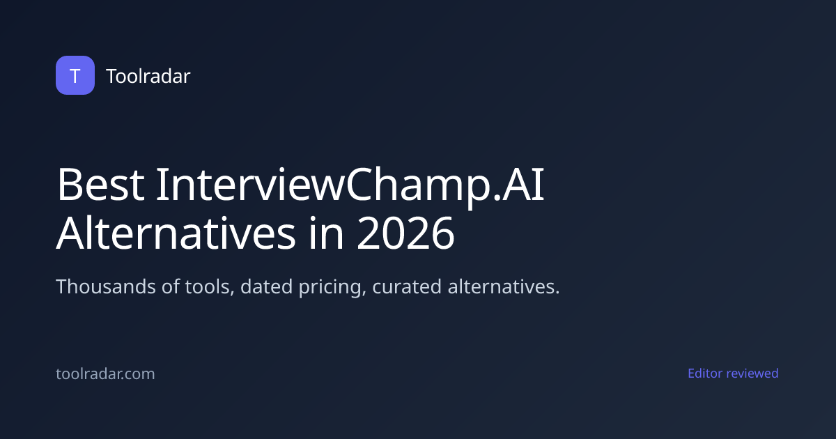 Best InterviewChamp.AI Alternatives in 2026