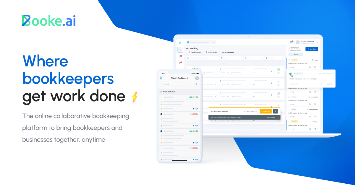 Booke AI UI screenshot