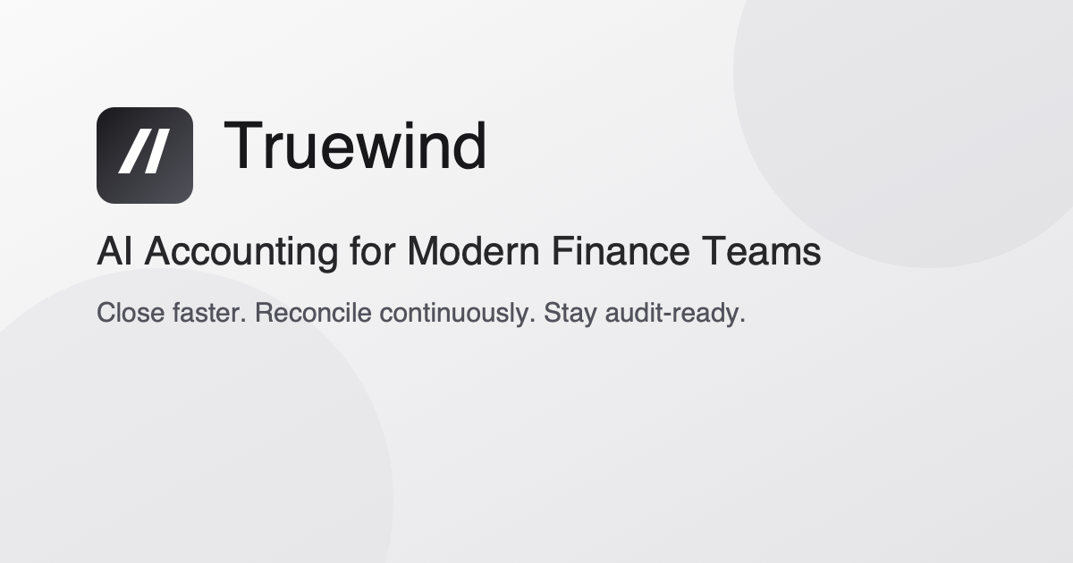 Truewind UI screenshot